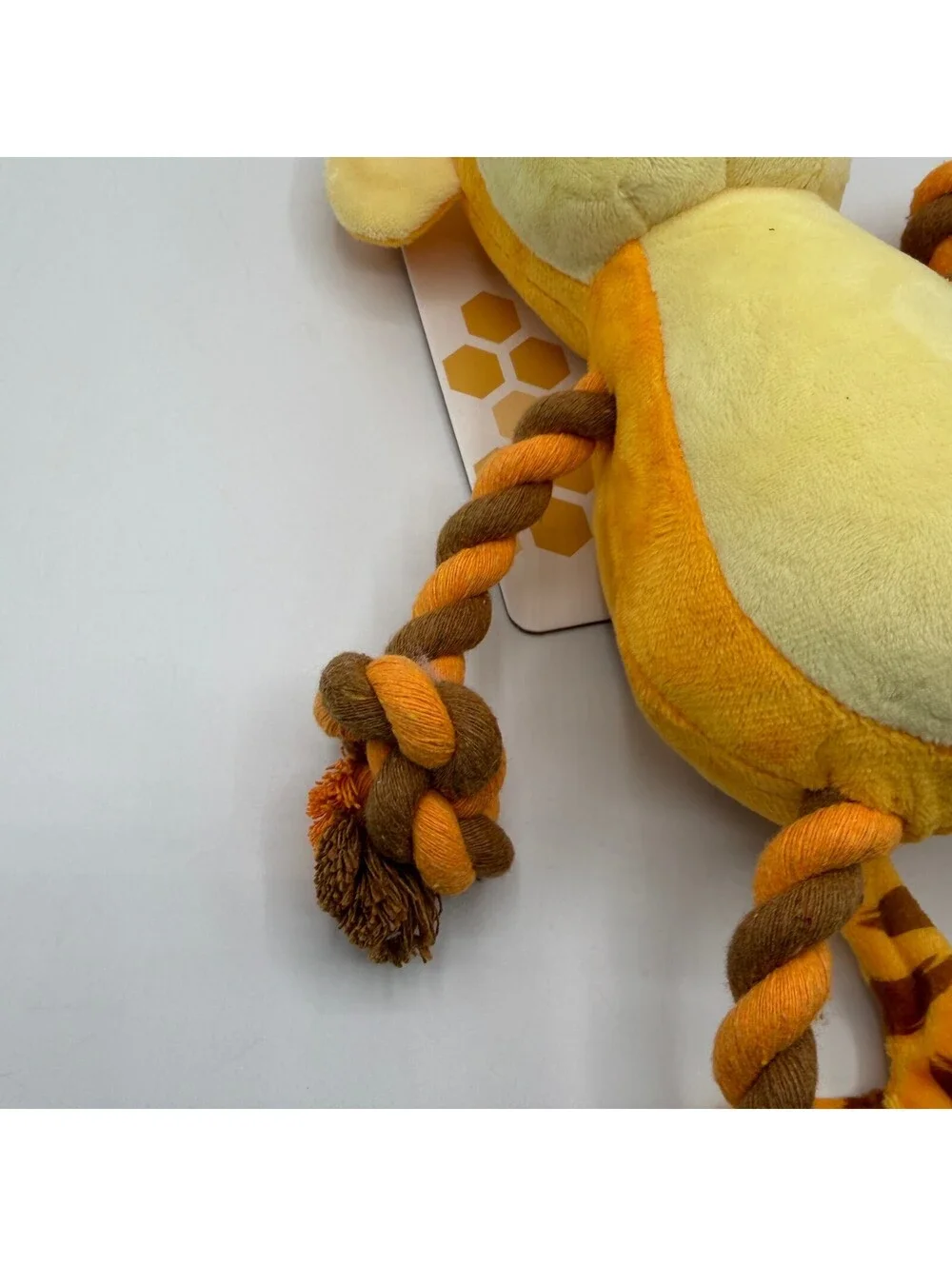 Disney Winnie the Pooh Tigger Rope and Plush Squeaker Dog Toy Disney 100 NEW